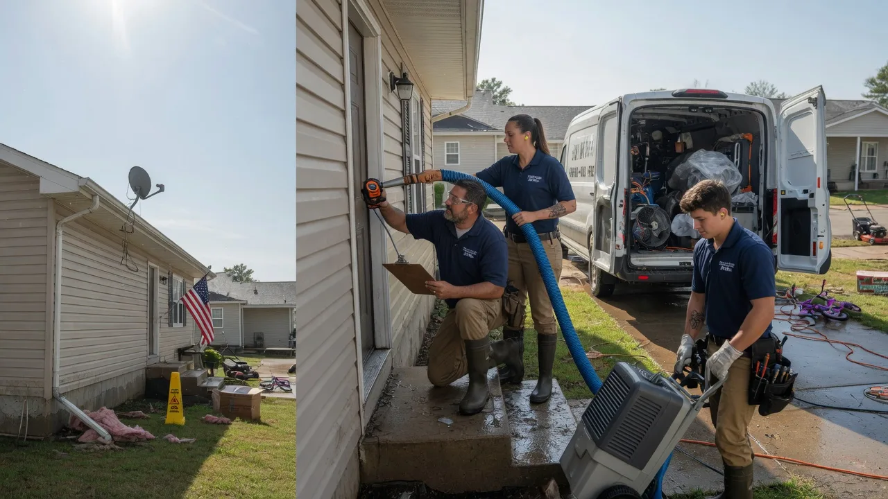 Ceiling Water Damage Restoration in Shickley, NE near me